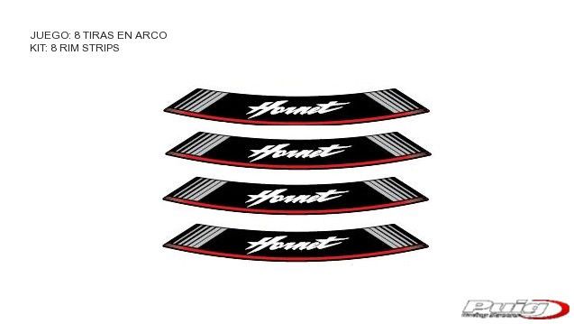 Velglint Puig met logo Honda Hornet