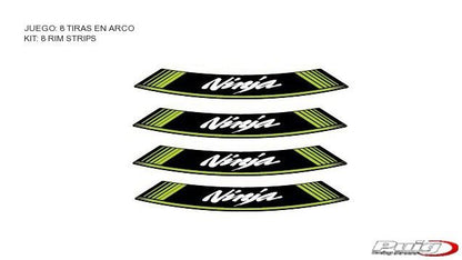 Velgsticker met Ninja logo Puig