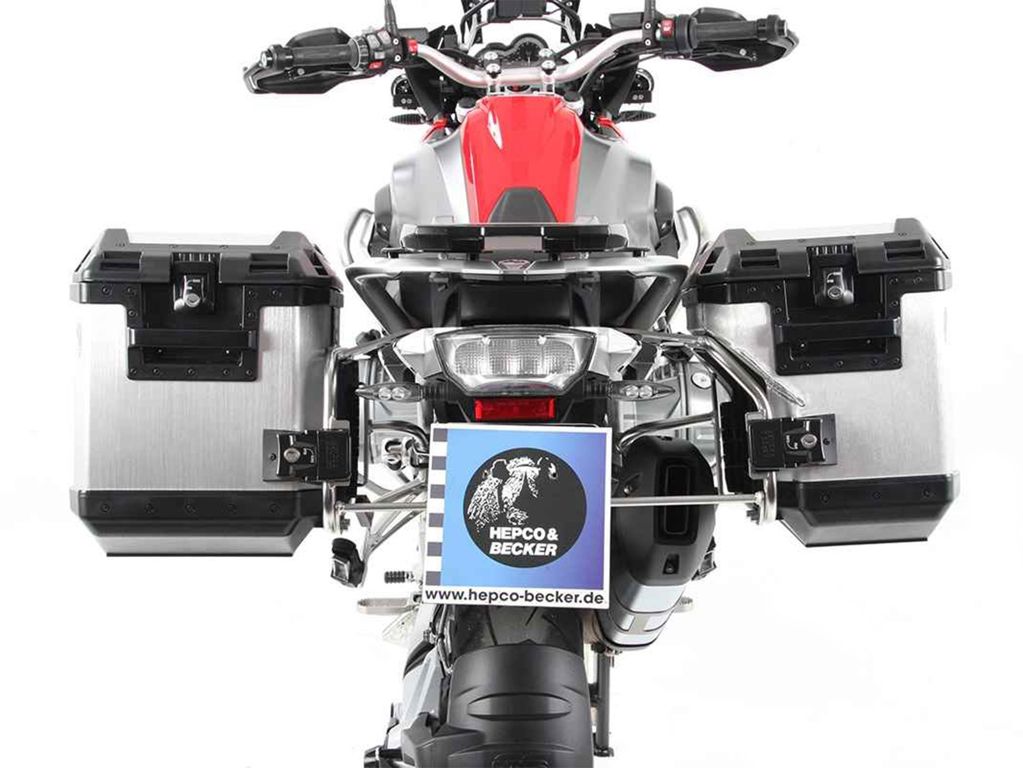 Kofferrek Rvs Hepco&Becker Voor 'Cutout' Xplorer Zijkoffers Bmw R1200Gs Lc '13-18