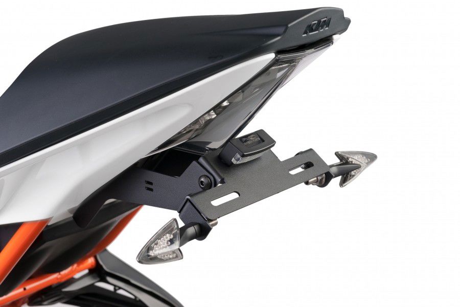 Kentekenplaathouder Zwart Puig Ktm Rc125 / Rc200 / Rc390 '14-