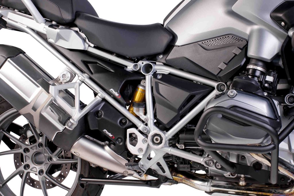 Puig Zijpanelenset - BMW R1200GS LC Adventure 2014-2018 | R1200GS LC Rallye/Executive 2017-2018 - Zwart / Grijs