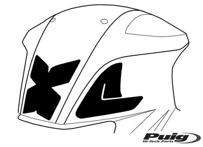 Tankprotectieset 3-Delig Puig Bmw S1000R '14-