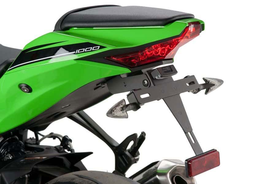 Kentekenplaathouder Zwart Puig Kawasaki Zx10-R '16-20