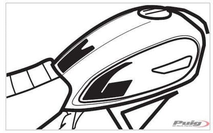 Tankprotectieset 3-Delig Puig Diverse Ducati Scrambler Modellen