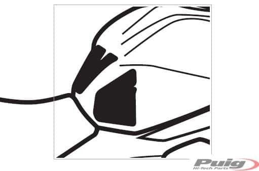 Tankprotectieset 3-Delig Puig Kawasaki Z650 '17-