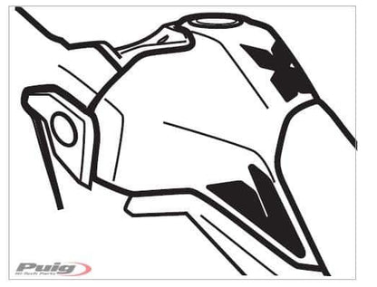 Tankprotectieset 3-Delig Puig Honda Crf1000L Africa Twin '16-