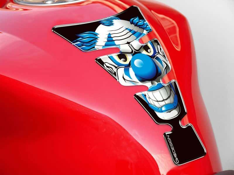 Tankpad Clown Puig blauw universeel