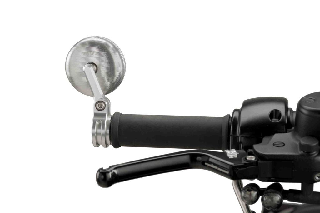 Stuureind spiegel model Tracker zilver Puig (per stuk)