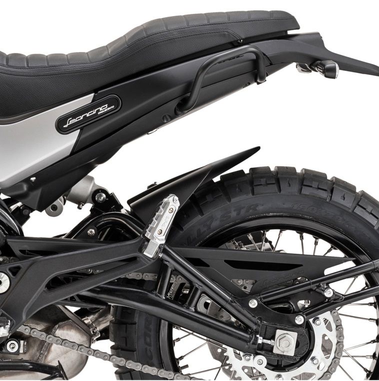 Achterspatbord Verlenger Mat Zwart Voor Spatbord Benelli Leoncino 500/Trial 15'-21