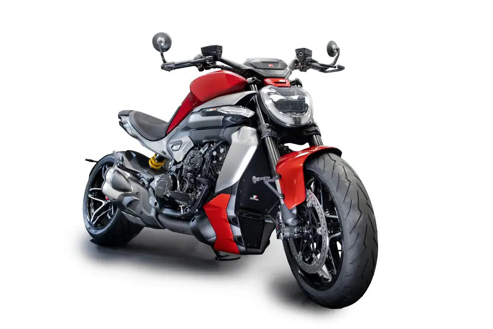 Radiator cover set zwart RACE Evotech Performance Ducati X-Diavel V4 '25-