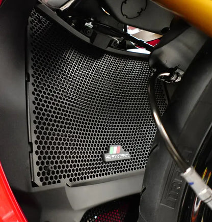 Radiatorcover Zwart Evotech Performance Ducati Panigale V2 '25-