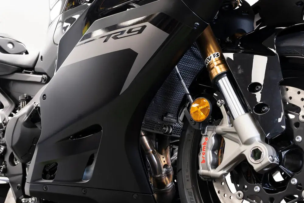 Radiatorcover Zwart Evotech Performance Yamaha Yzf-R9 '25-