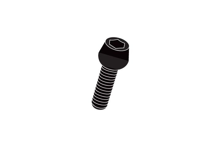 Aluminium boutje model TCCE M5x35