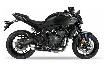 Full System - Dual Hyperflow Black Xl Yamaha Mt-07 / Tracer 7 / Gt / Xsr700