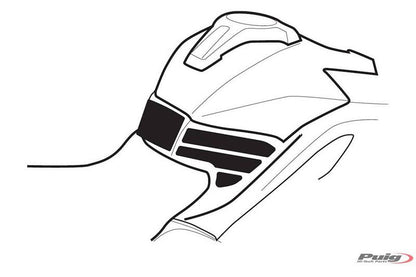 Tankpad Met Logo Zwart/Transparant Bmw S1000Xr '15-'19