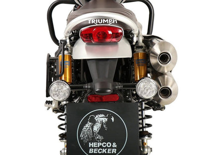C-Bow tasdrager links zwart Hepco&Becker Triumph Scrambler 1200 XE '24-