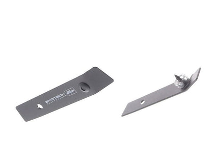 Afdekplaatjes duo voetsteunen Evotech Performance Aprilia RS660 '25-