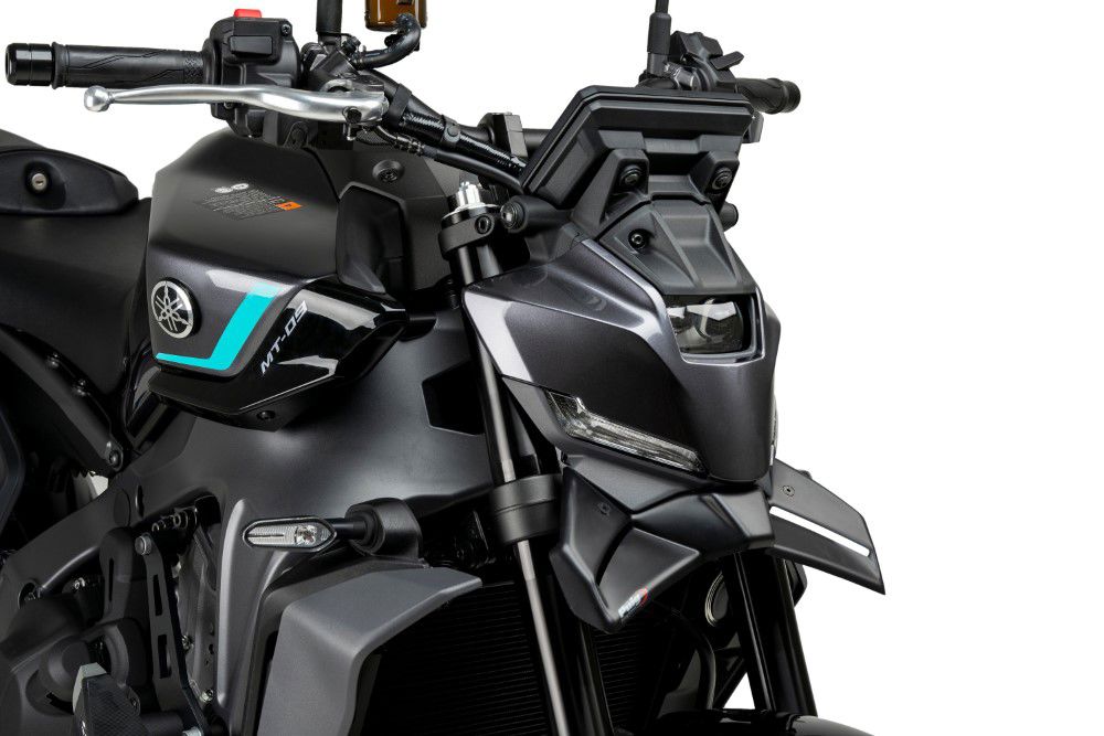 Puig Naked Front Spoiler - Yamaha MT-09 2024-2026 | MT-09 SP 2024-2026 - Zwart / Mat Zwart en meer