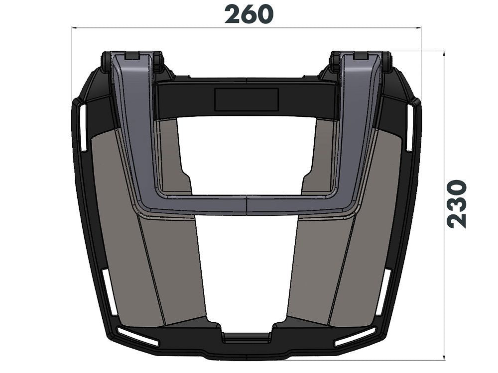 Topdrager Zwart Easyrack Voor Orig. Rek Hepco&Becker Bmw F900Xr '20-24