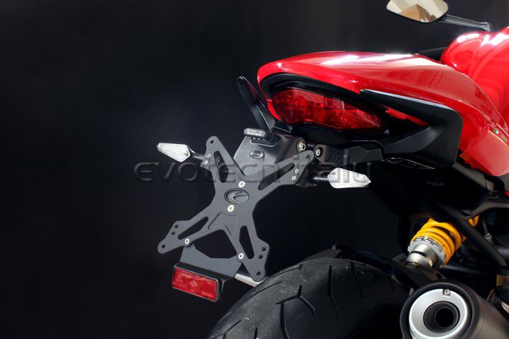 Kentekenplaathouder Evotech Ducati Monster 821/Dark/Stripe / 1200S Stripe
