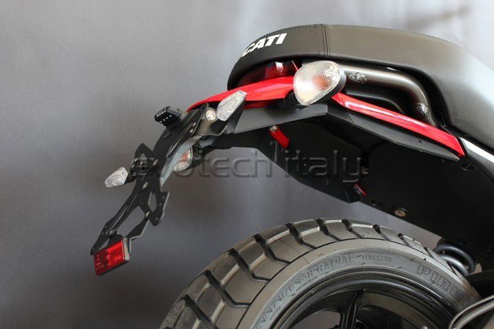 Kentekenplaathouder Evotech Ducati Scrambler Classic '15-