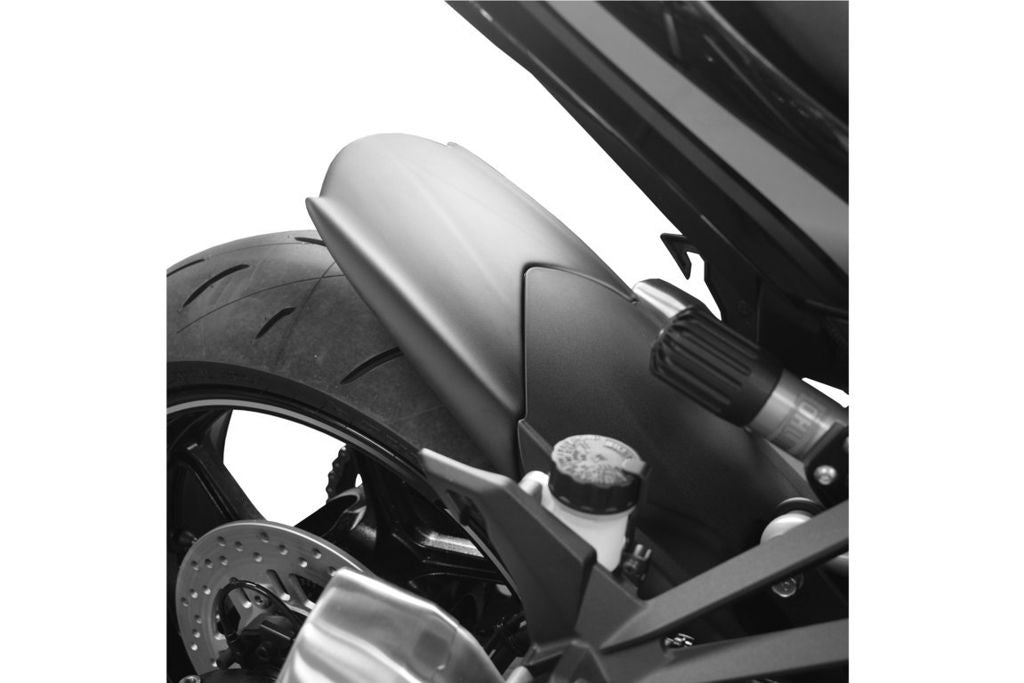 Achterspatbord verlenger mat zwart voor het originele spatbord Kawasaki Z1000/SX '10-'16