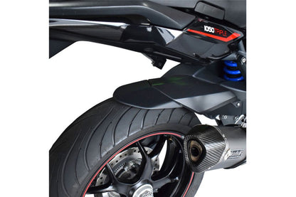 Achterspatbord verlenger mat zwart voor het originele spatbord Triumph TIGER SPORT '13-'21