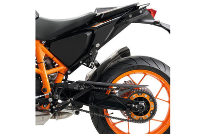 Achterspatbord verlenger mat zwart voor het originele spatbord KTM 690 Duke /R '12-'21