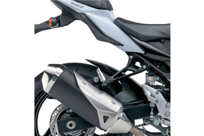 Achterspatbord verlenger mat zwart voor het originele spatbord Suzuki GSR750 '11-'16