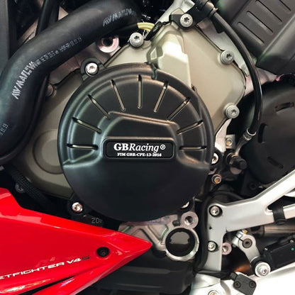 Gb-Racing Engine Cover Set Ducati Streetfighter V4S '20-22 (Koppeling En Dynamo)