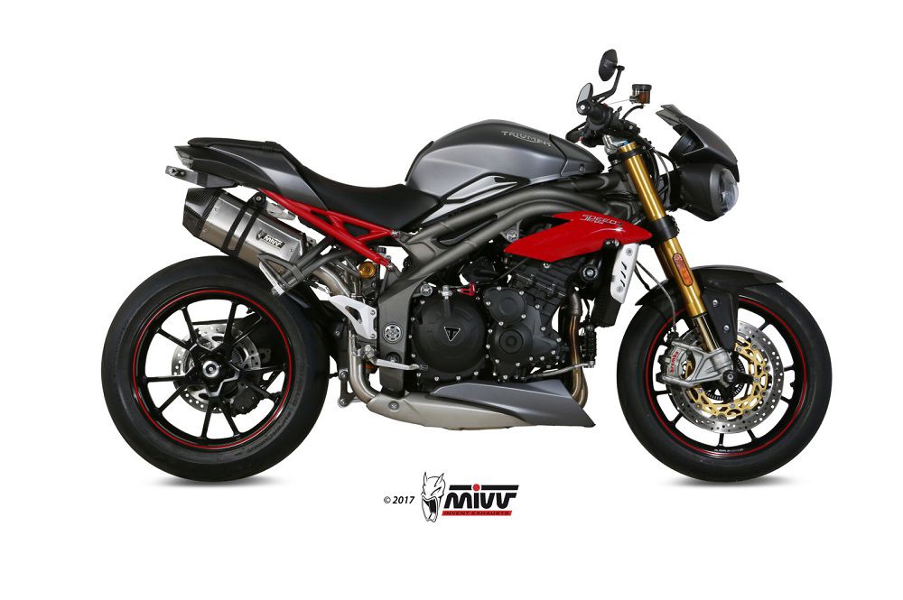 Mivv Speed Edge Rvs Dempers (Set Van 2) Triumph Speed Triple 1050 '16-