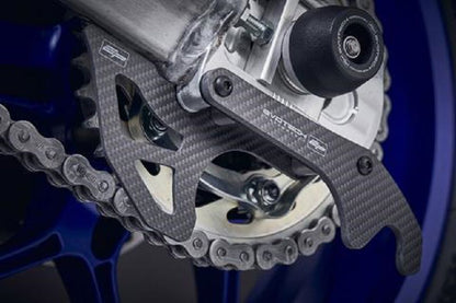 Toe Guard Gp Style Met Paddock Plates Carbon Fibre Evotech Performance Yamaha R1M '20-