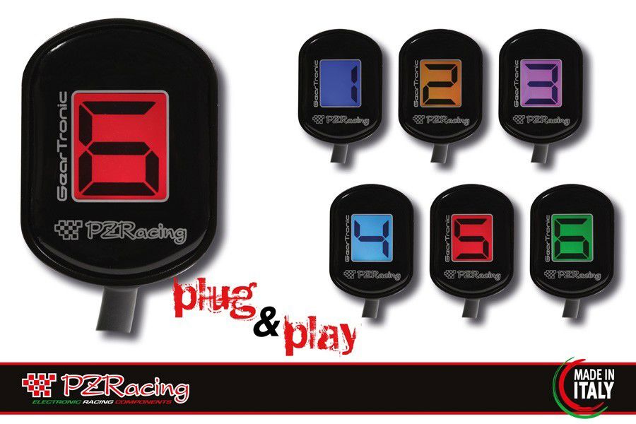 PZRacing Gear indicator plug&play diverse Ducati modellen (D1)