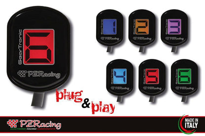 PZRacing Gear indicator plug&play diverse Ducati modellen (D1)