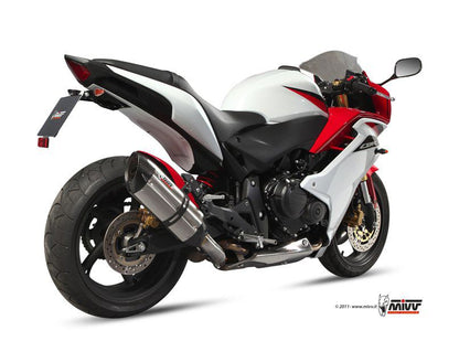 MIVV Suono Steel Black RVS demper Honda CBR600F '11- / CB600F Hornet '07-