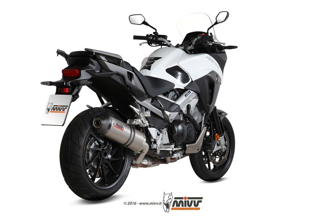 Mivv Oval Titanium Demper Met Carbon Cap Honda Crossrunner Vfr800X '15-