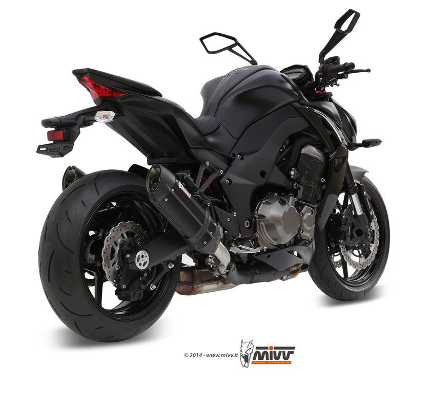 Mivv Suono Steel Black Rvs Dempers Kawasaki Z1000 '14-