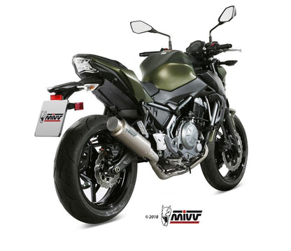 Mivv Systeem Met Gp Pro Titanium Kawasaki Ninja 650 / Z650 '17-22 (1 Lambda)