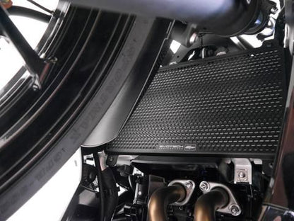 Radiatorcover zwart Evotech Performance Kawasaki Ninja 500 '24-