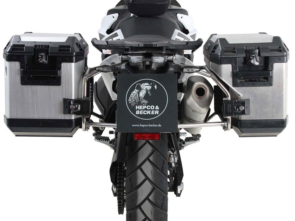 Kofferset Hepco&Becker 'Cutout' Met Rvs Rek En Xplorer Rvs Koffers Ktm 890 Adventure '21-