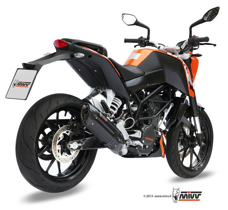 Mivv Suono Steel Black Ktm Duke 125/390 / Duke 125/390 '17-