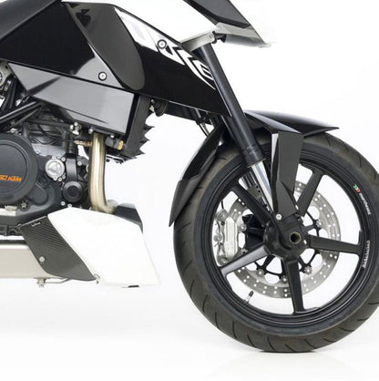 Voorspatbord verlenger voor de achterkant zwart Puig KTM 690 Duke/R '08-'11