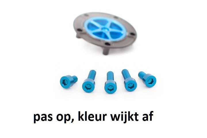 Tankdop boutjes voor tankdop (set) Evotech diverse KTM, Triumph en MV Agusta modellen