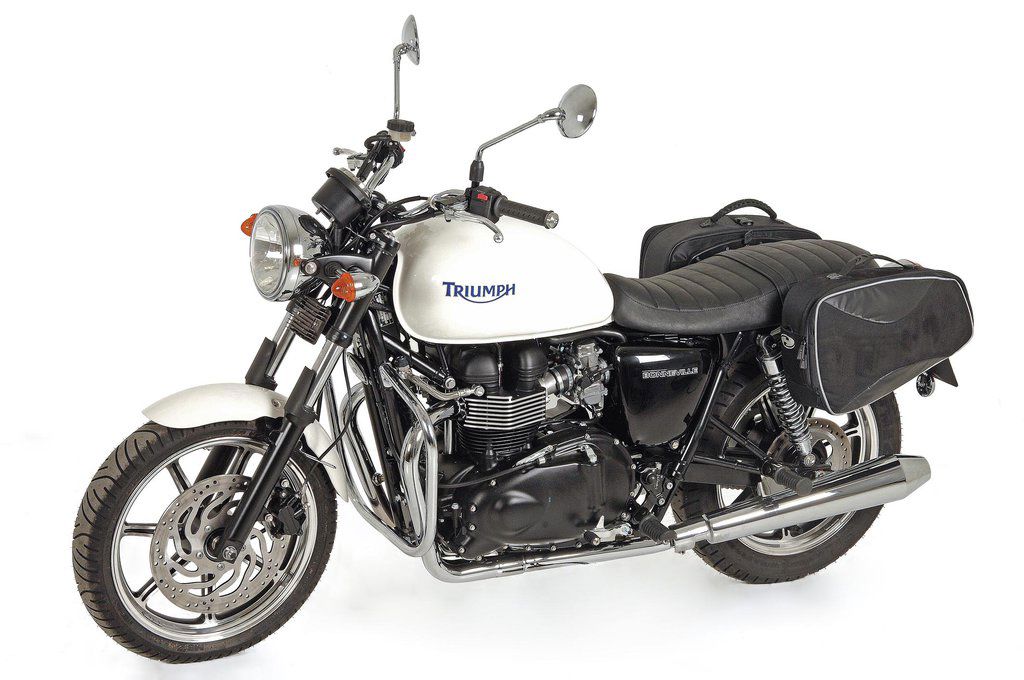 C-Bow tasdragers chroom Hepco&Becker Triumph BONNEVILLE / T100 / SE