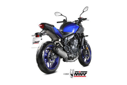 Mivv 2-1 Systeem Met Ak-1 Titanium Yamaha Mt-07 '25- Goedgekeurd