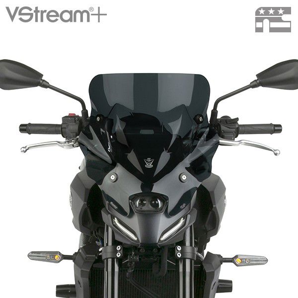 Vervangingsruit Vstream Short Donker Getint National Cycle Yamaha Mt-07 '25-