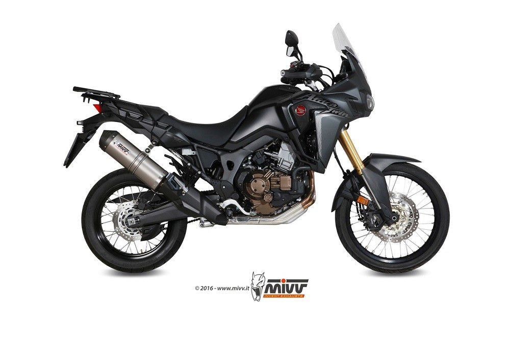 Mivv Oval Titanium Demper Met Carbon Cap Honda Crf1000 '16-