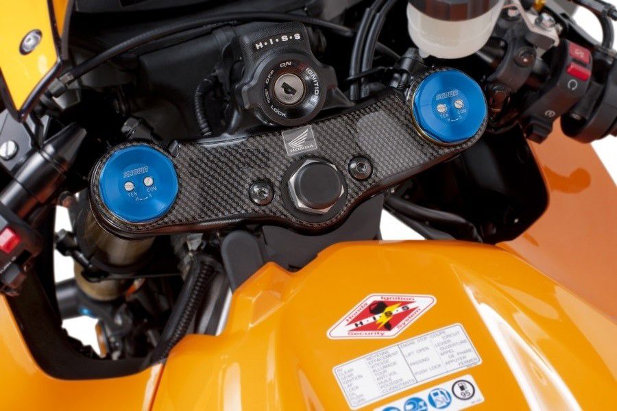 Kroonplaatcover carbon look Puig voor Kawasaki ER-6F/N '12-