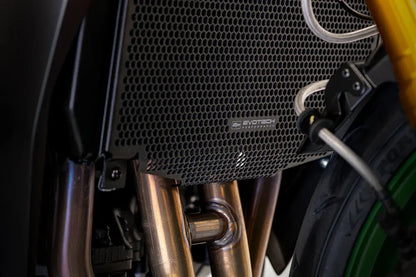 Radiatorcover Zwart Evotech Performance Kawasaki Ninja 1100Sx '25-