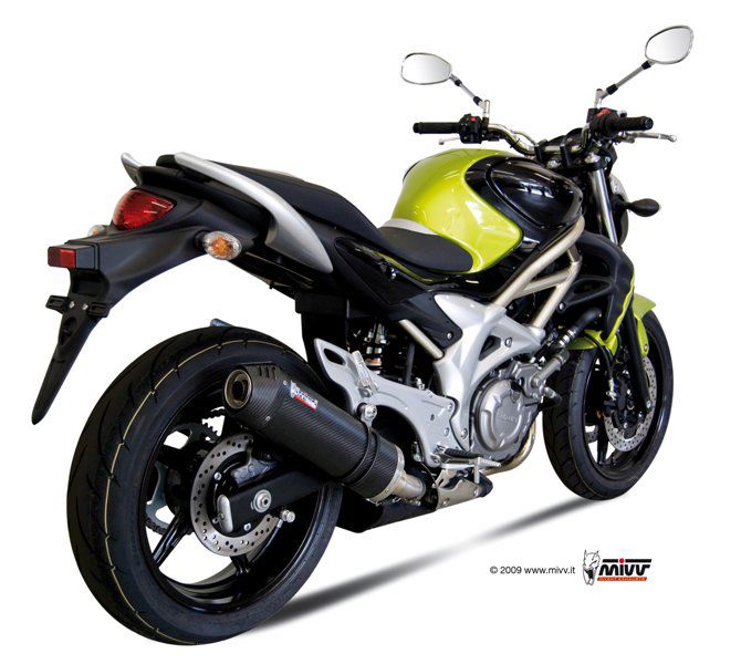 MIVV Oval carbon demper met carbon cap (small) Suzuki Gladius SFV650 '09-